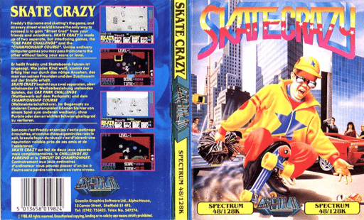 Skate Crazy box art for ZX Spectrum